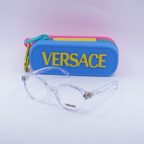 Versace Kids VK3012 148 Round Eyeglasses 47mm - Transparent - Picture 7 of 10